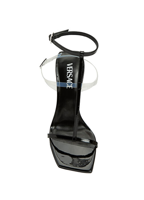 Siyah Kadın Deri Sandalet - Görsel 5