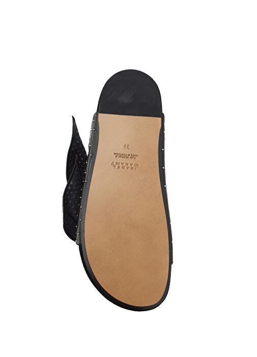 Isabel Marant Isabel Marant Siyah Gümüş Lennyo Siyah Silver Kadın Deri Terlik Beymen'de! Siyah Gümüş - 6. görsel