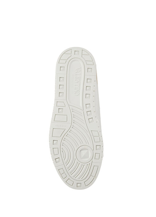 Beyaz Kadın Deri Sneaker - Görsel 6