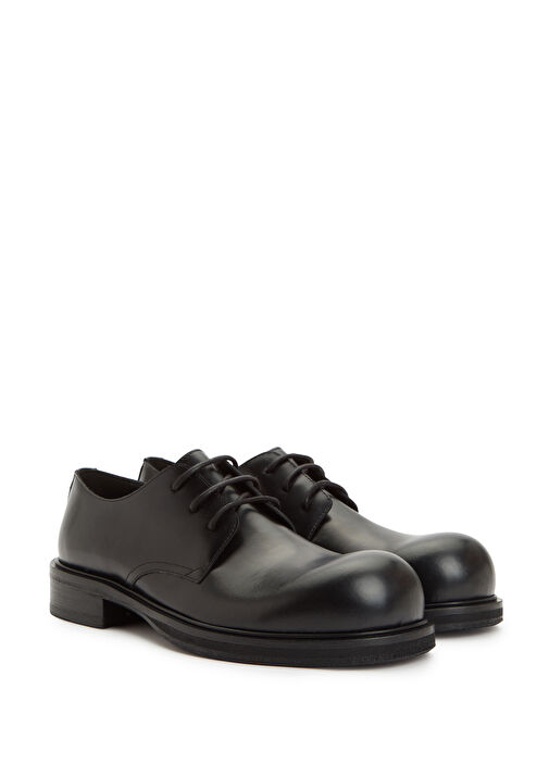 Siyah Erkek Deri Ayakkabı - Görsel 3