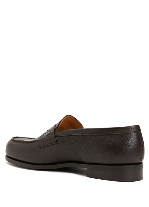 Kahverengi Erkek Deri Loafer - Görsel 9