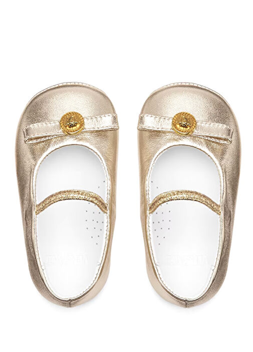 Gri Kız Bebek Deri Loafer - Görsel 4