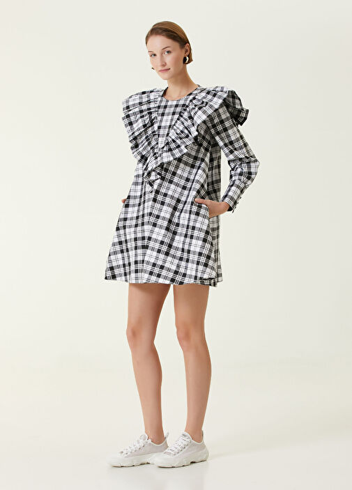 open lace back dress Mini Hattie Dress in Burgundy Plaid  Ivy City Co