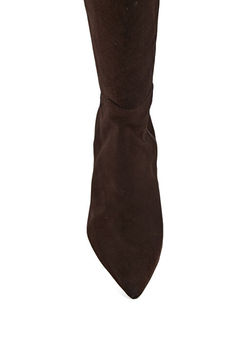 Kahverengi Kadın Deri Çizme - Görsel 5