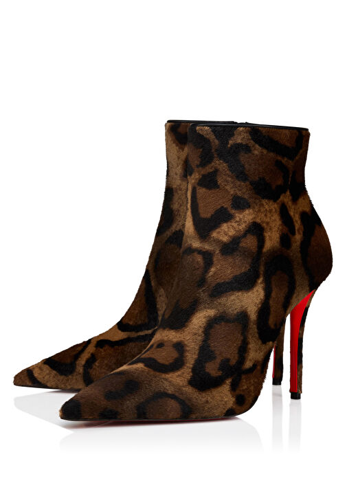 Miss Z Leopar Kadın Deri Bot - Görsel 3