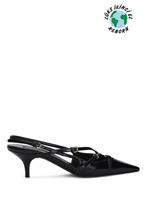 Beymen Reborn Beymen Reborn Siyah Miu Miu Topuklu Ayakkabı Beymen'de! Siyah - 2. görsel