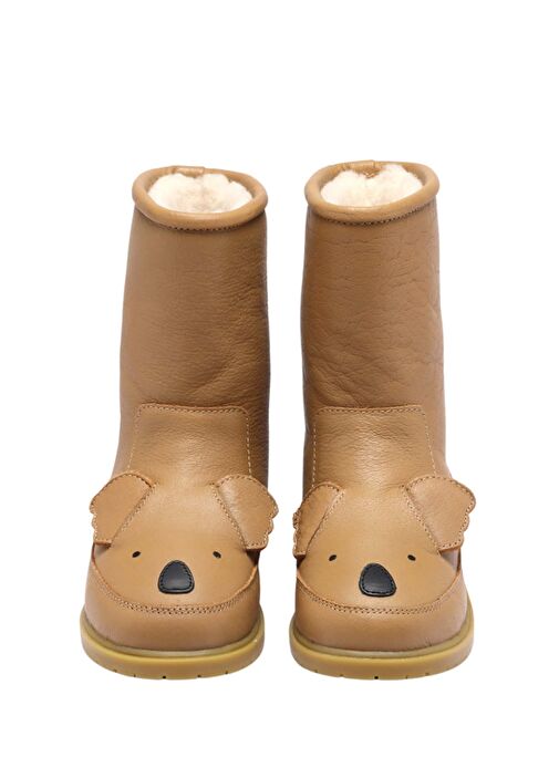 Wadudu Classic Kahverengi Unisex Çocuk Deri Bot - Görsel 4