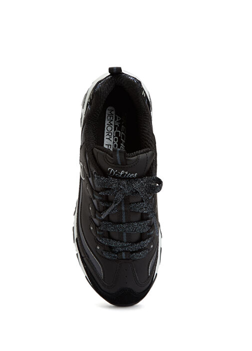D'Lites Siyah Beyaz Kadın Sneaker - Görsel 5