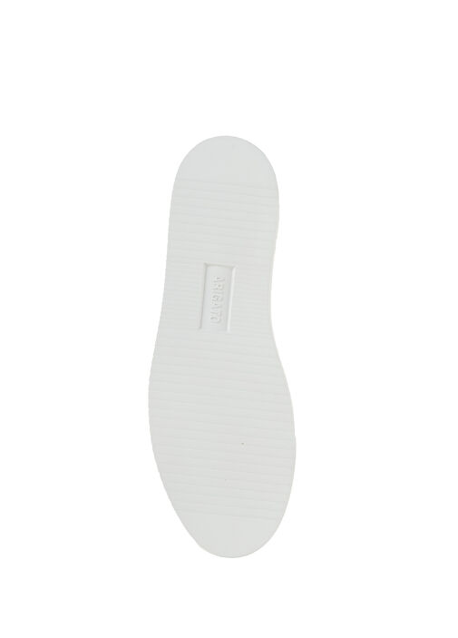 Beyaz Gri Erkek Süet Sneaker - Görsel 6