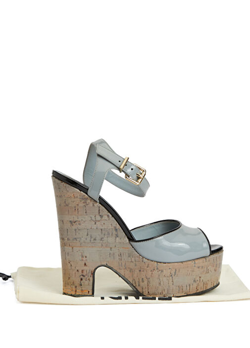 Beymen Reborn Gri Beymen Reborn Fendi Topuklu Sandalet
