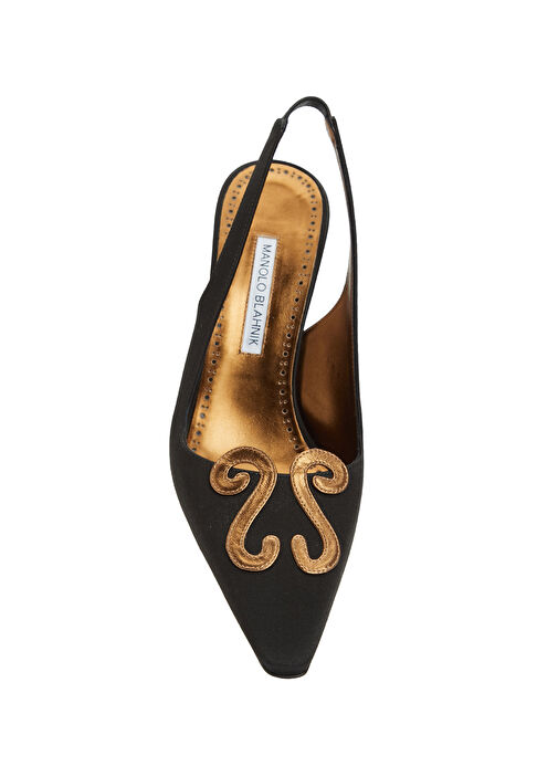 Durbar Siyah Topuklu Ayakkabı - Görsel 5