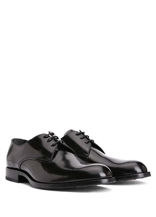 Siyah Erkek Deri Ayakkabı - Görsel 3