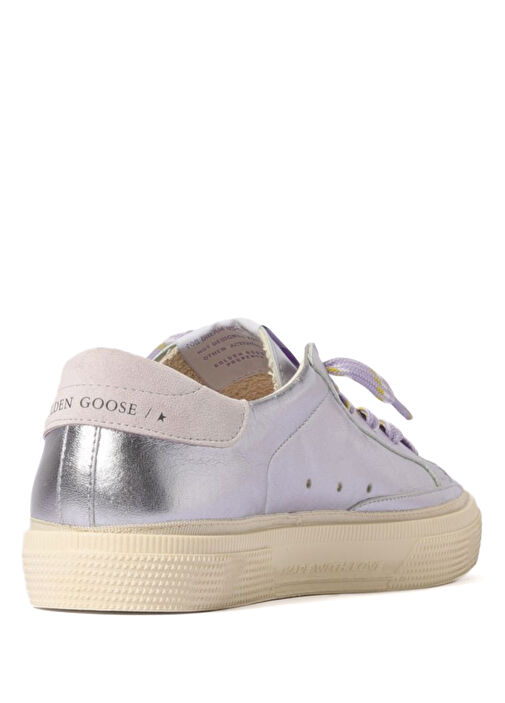 May Lila Unisex Çocuk Deri Sneaker - Görsel 4