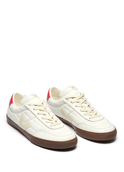 Panenka O.T. Kırmızı Beyaz Kadın Deri Sneaker - Görsel 3