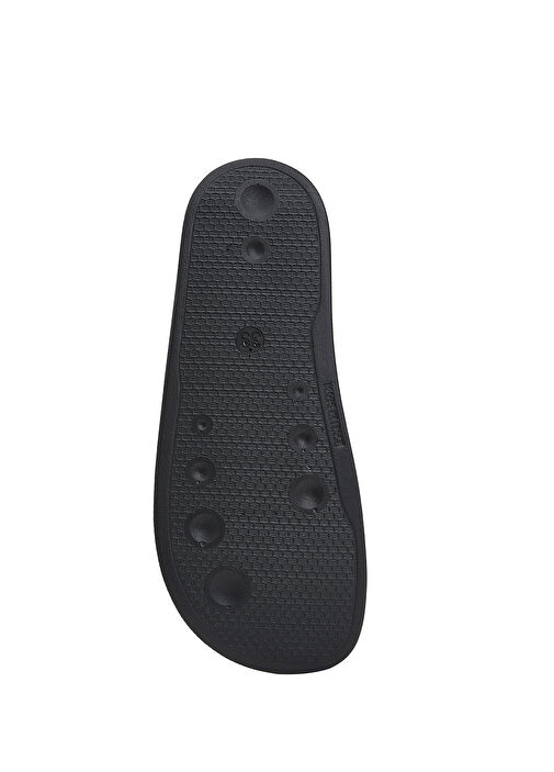 Siyah Kalp Detaylı Kadın Deri Terlik - Görsel 6