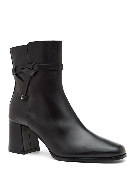 Lawton Siyah Kadın Deri Bot - Görsel 3