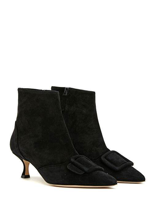 Siyah Kadın Süet Bot - Görsel 3