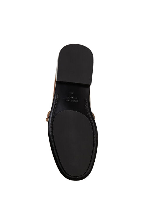 Jil Sander Kahverengi Jil Sander Deri Kadın Loafer
