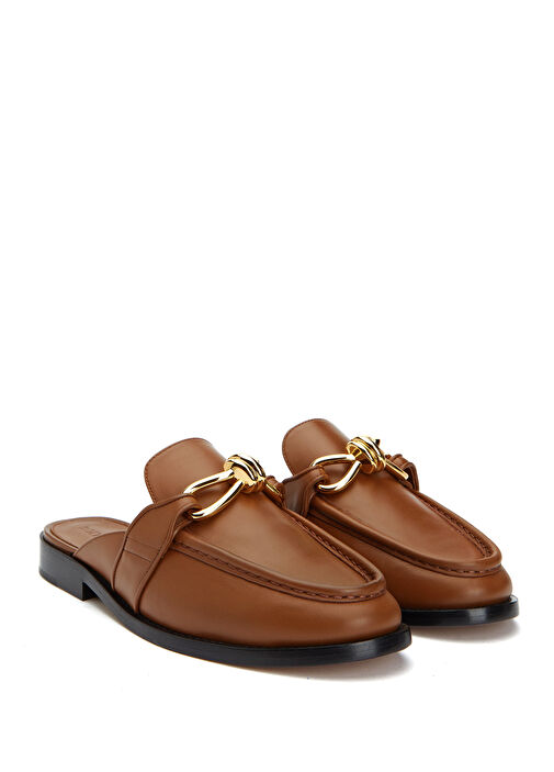 Taba Kadın Deri Loafer - Görsel 3