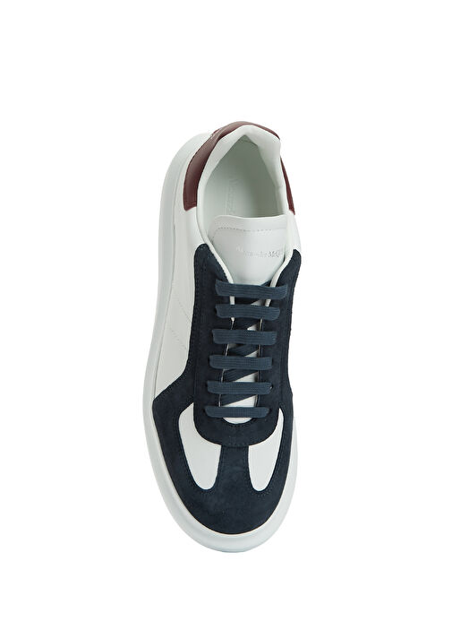 Oversized Çok Renkli Erkek Deri Sneaker - Görsel 5