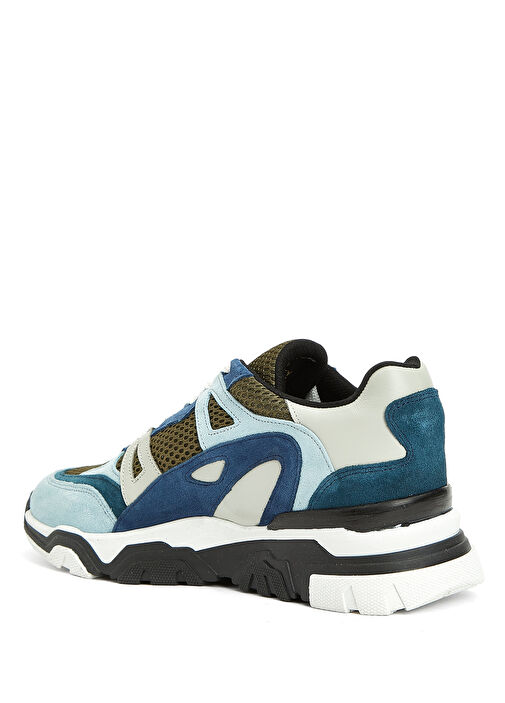 Mavi Erkek Deri Sneaker - Görsel 4