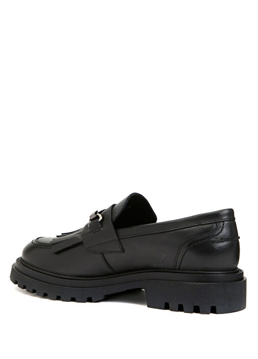 Divarese Divarese Siyah Kadın Deri Loafer Beymen'de! Siyah - 4. görsel