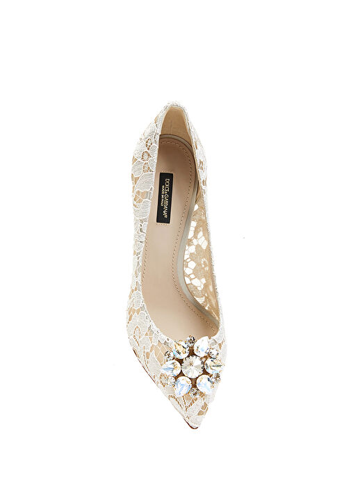 Rainbow Kırık Beyaz Stiletto - Görsel 5