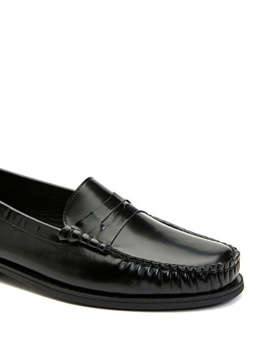 Network Network Siyah Kadın Deri Loafer Casual Ayakkabı | Beymen Siyah - 7. görsel