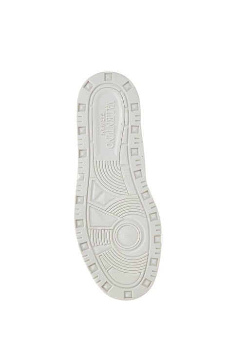 Rockstud Beyaz Erkek Deri Sneaker - Görsel 6