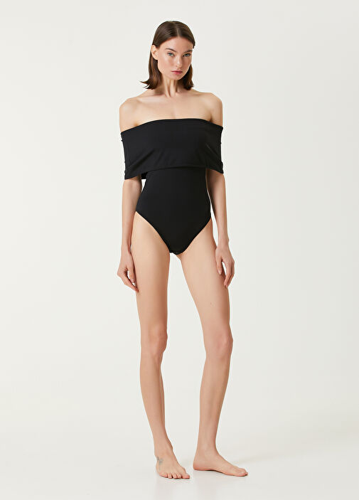 Swimsuit off shoulder on sale