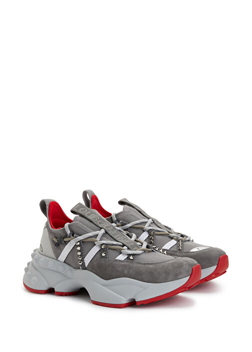 Trailnrun Gri Erkek Deri Sneaker - Görsel 3