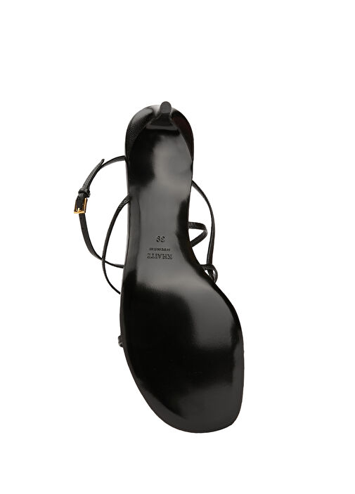 Loop Kitten Siyah Kadın Deri Sandalet - Görsel 6