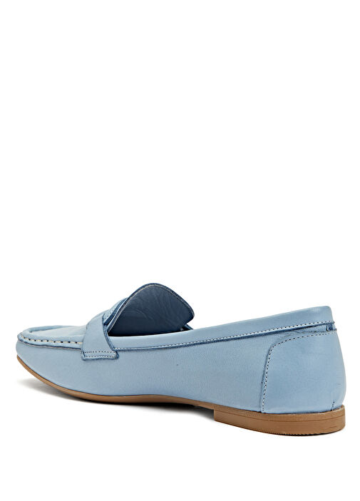 Divarese Divarese Mavi Kadın Deri Loafer Beymen'de! Mavi - 3. görsel
