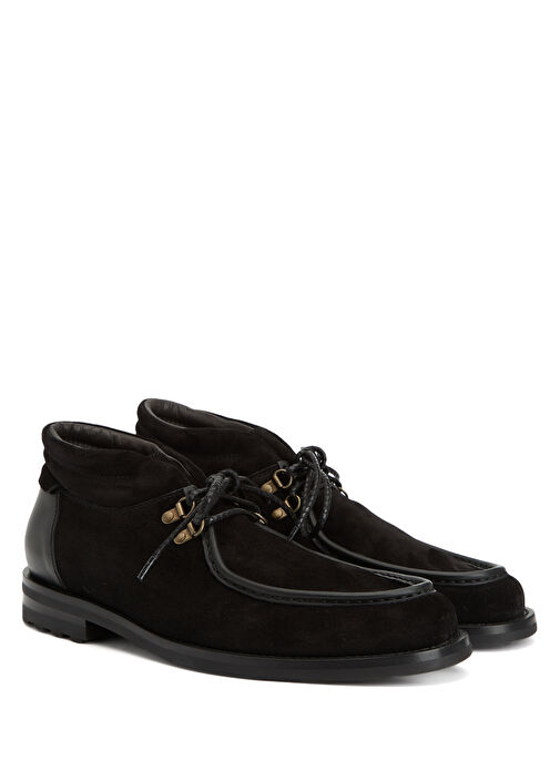 Siyah Erkek Deri Bot - Görsel 3