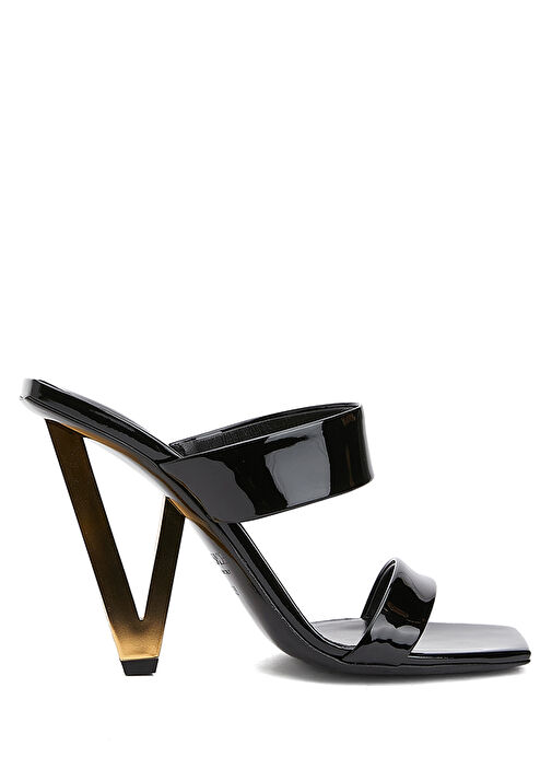 Siyah Kadın Deri Terlik - Görsel 2