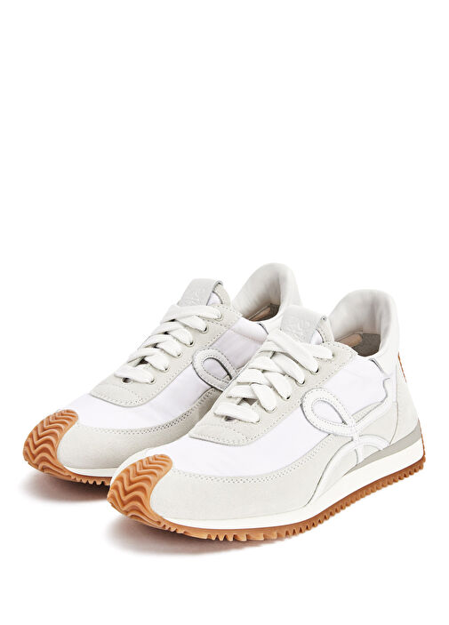 Beyaz Logolu Kadın Sneaker - Görsel 3