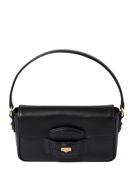 Miu Miu - Penny Black Leather Women's Handbag