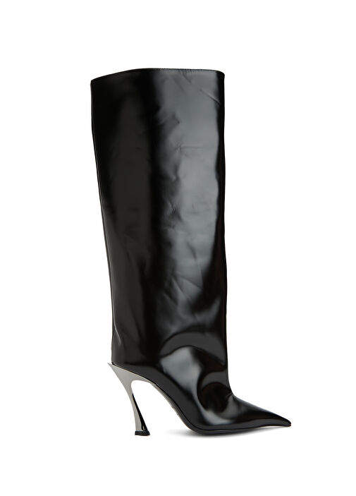 Siyah Kadın Deri Çizme - Görsel 2