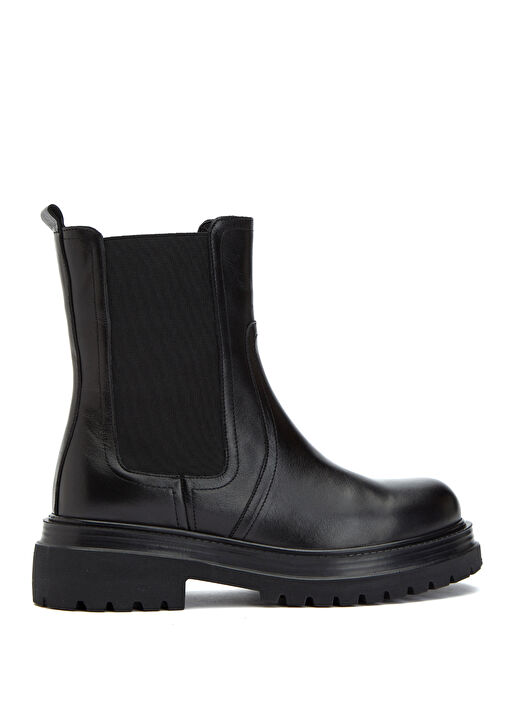 Siyah Kadın Deri Bot - Görsel 2
