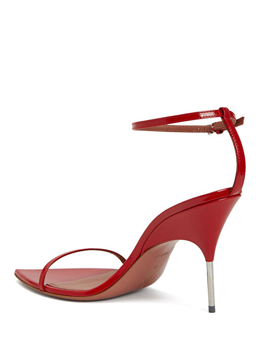 Bruna Kırmızı Kadın Deri Sandalet - Görsel 4