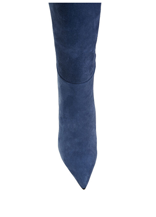 Mavi Kadın Süet Çizme - Görsel 5