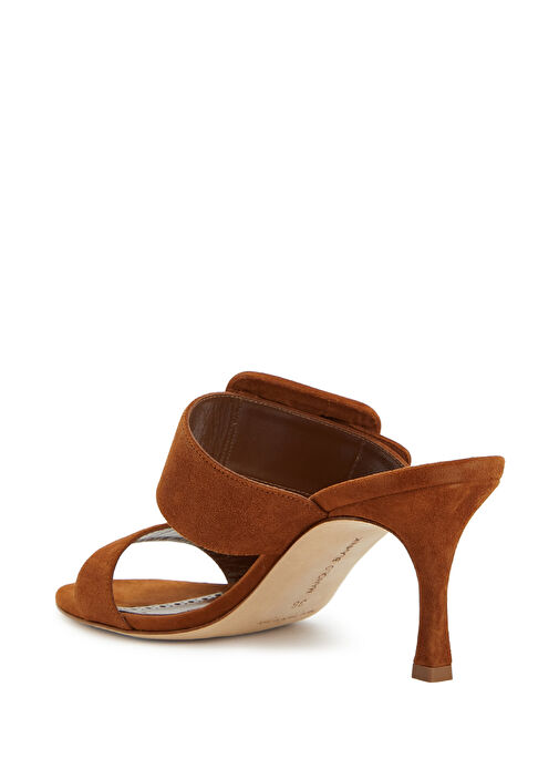 Manolo Blahnik Topuklu Terlik - Görsel 4