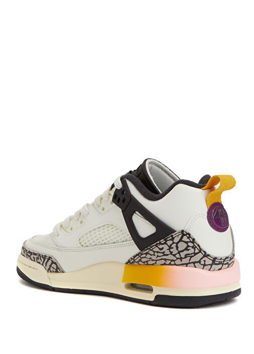 Jordan Spizike Low Beyaz Çocuk Deri Sneaker - Görsel 4