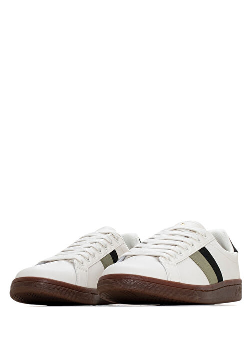 Beyaz Erkek Deri Sneaker - Görsel 3