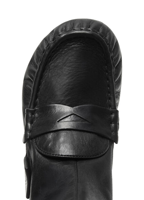 Siyah Kadın Deri Bot - Görsel 4