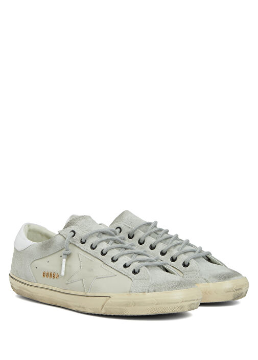 Super Star Açık Gri Erkek Deri Sneaker - Görsel 3