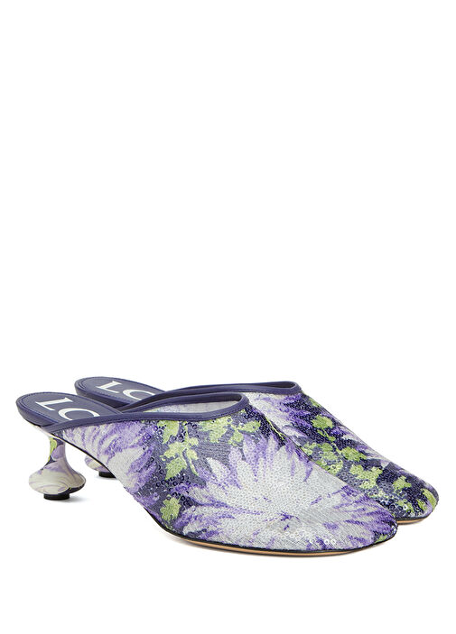 Toy Lila Mavi Kadın Terlik - Görsel 3