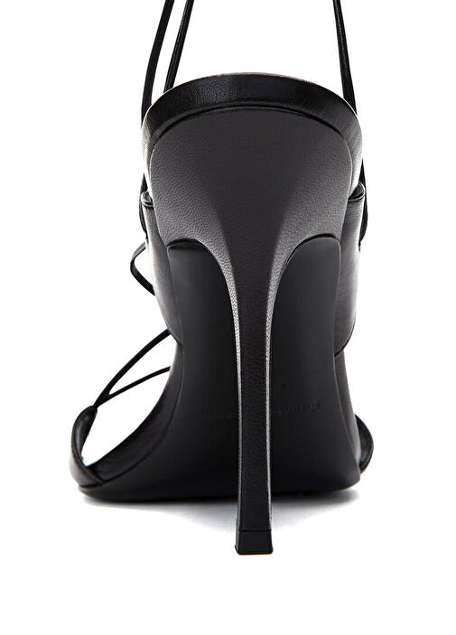 Lucienne Siyah Kadın Deri Sandalet - Görsel 5