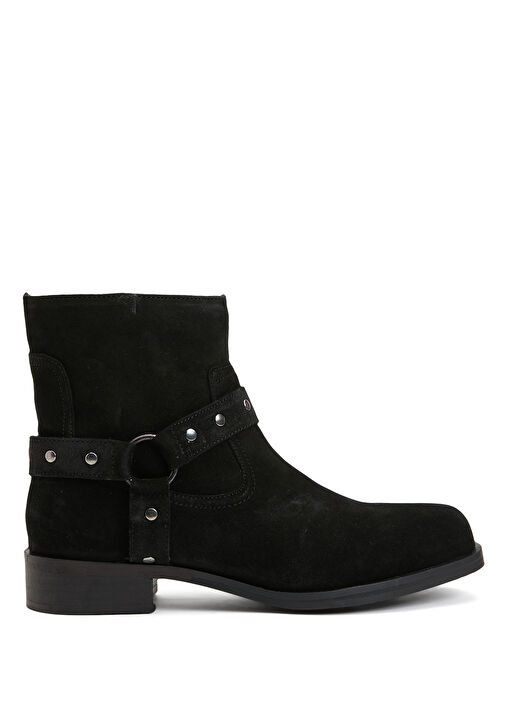 Siyah Kadın Deri Bot - Görsel 2