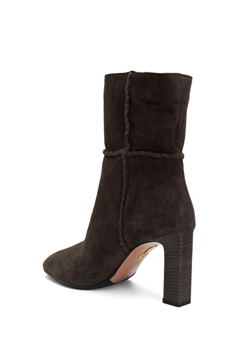 Kahverengi Kadın Süet Bot - Görsel 4